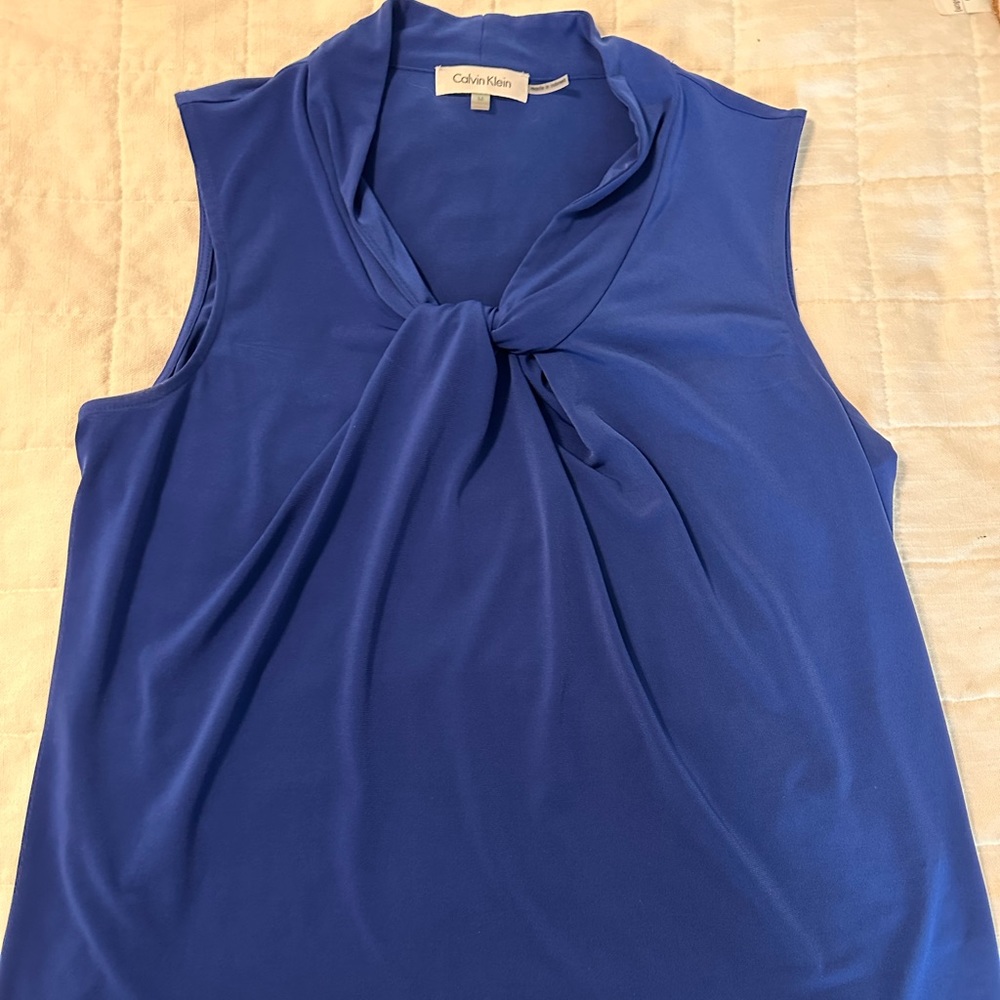 Calvin Klein sleeveless blouse